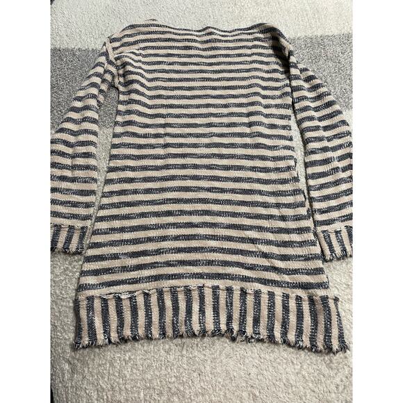 Soft Surroundings Womens Small Mariana Nautical Striped Terry Knit Tunic Sweater - Picture 6 of 10